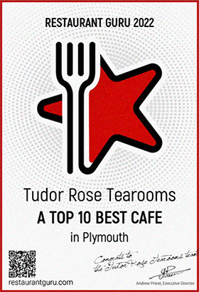 Top 10 Best Cafe in Plymouth Award